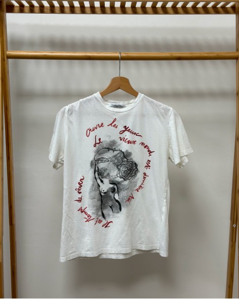 Triko dámské Christian Dior bílé 